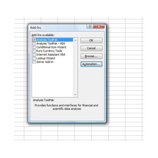 excel analysis toolpak download mac
